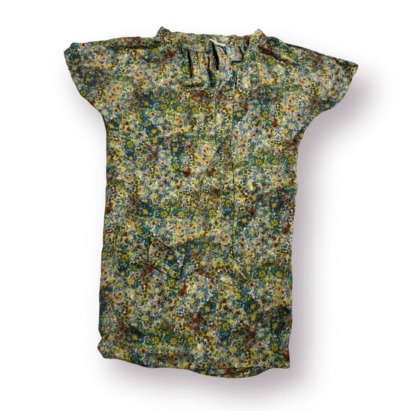 Rachel Roy Fairy Core Floral Dress Women Size XS Wedge Style Tie Neck Bohochic - Picture 3 of 8